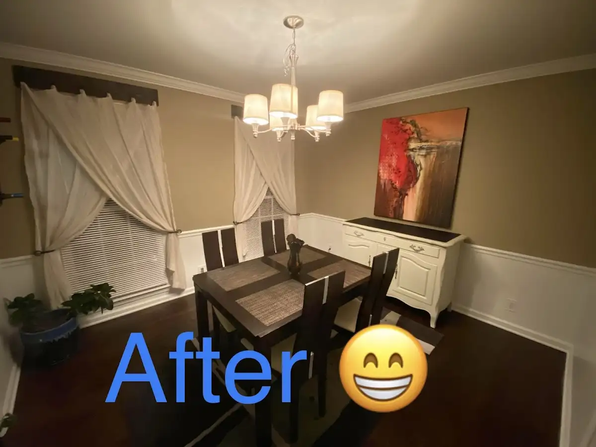 Professional dining room restoration after water damage in Charleston