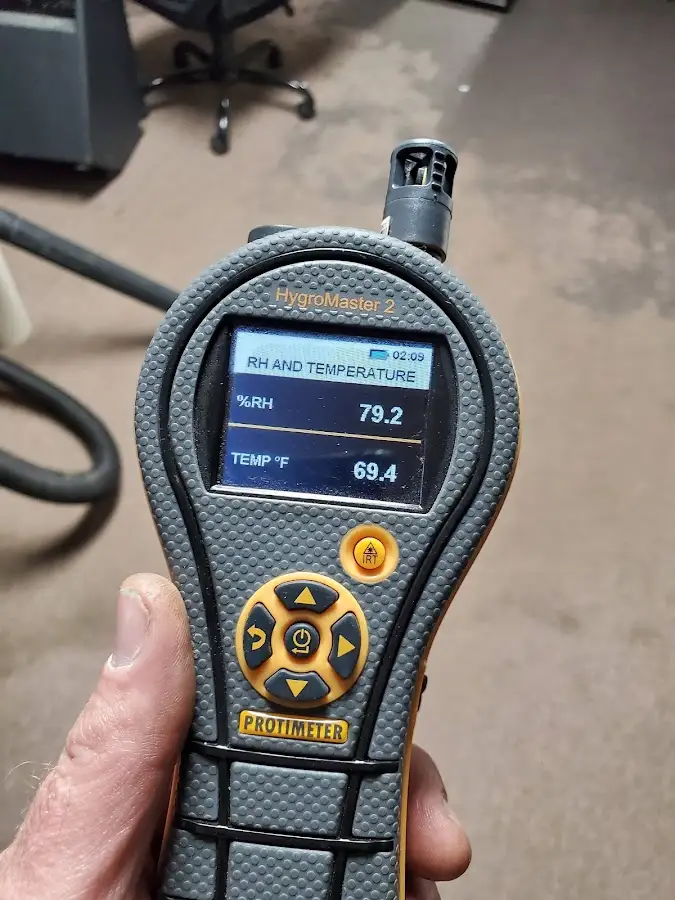 Moisture meter humidity assessment for Mold Remediation & Removal in Charleston