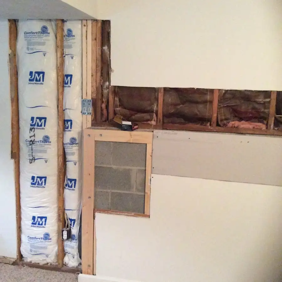 Wall insulation replacement during Odor Removal & Deodorization in Charleston